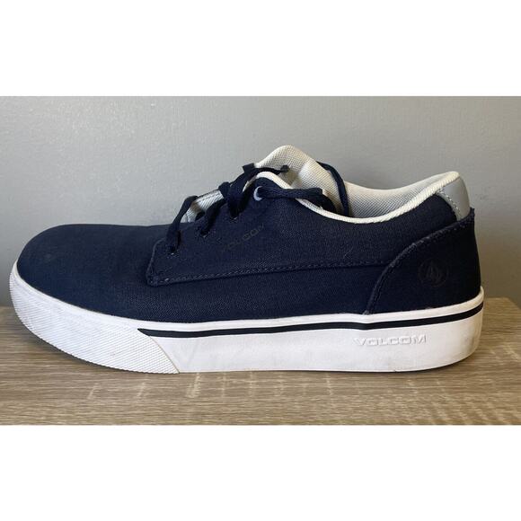 Volcom Mens True Composite Toe Skate Style Blue Slip Resistant Work Shoe 7.5M main image 14